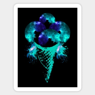 Galaxy Ice Cream - Version 2 Sticker